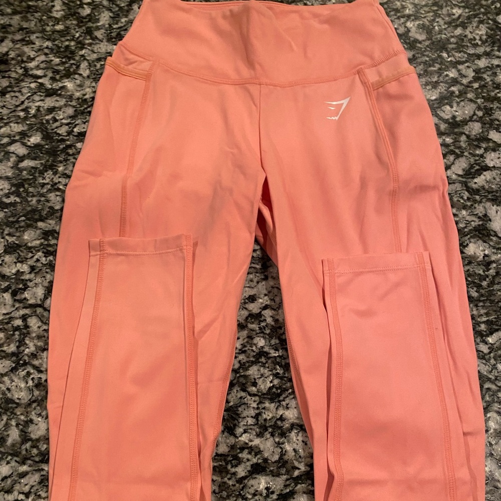 Gymshark Peach Mesh Leggings